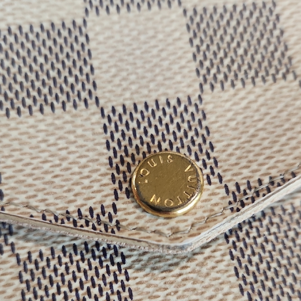 Louis Vuitton Cream Damier Azur Envelope Shoulder Bag - Picture 11 of 15